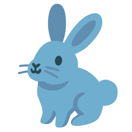 Blue Gray Bunny
