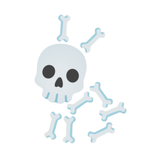 Skeleton Bunny for Halloween