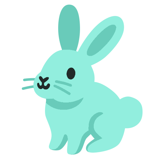 Turquoise Bunny